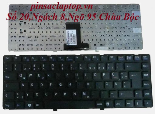 Bàn Phím Keyboard Laptop Sony Vaio PCG 61212W